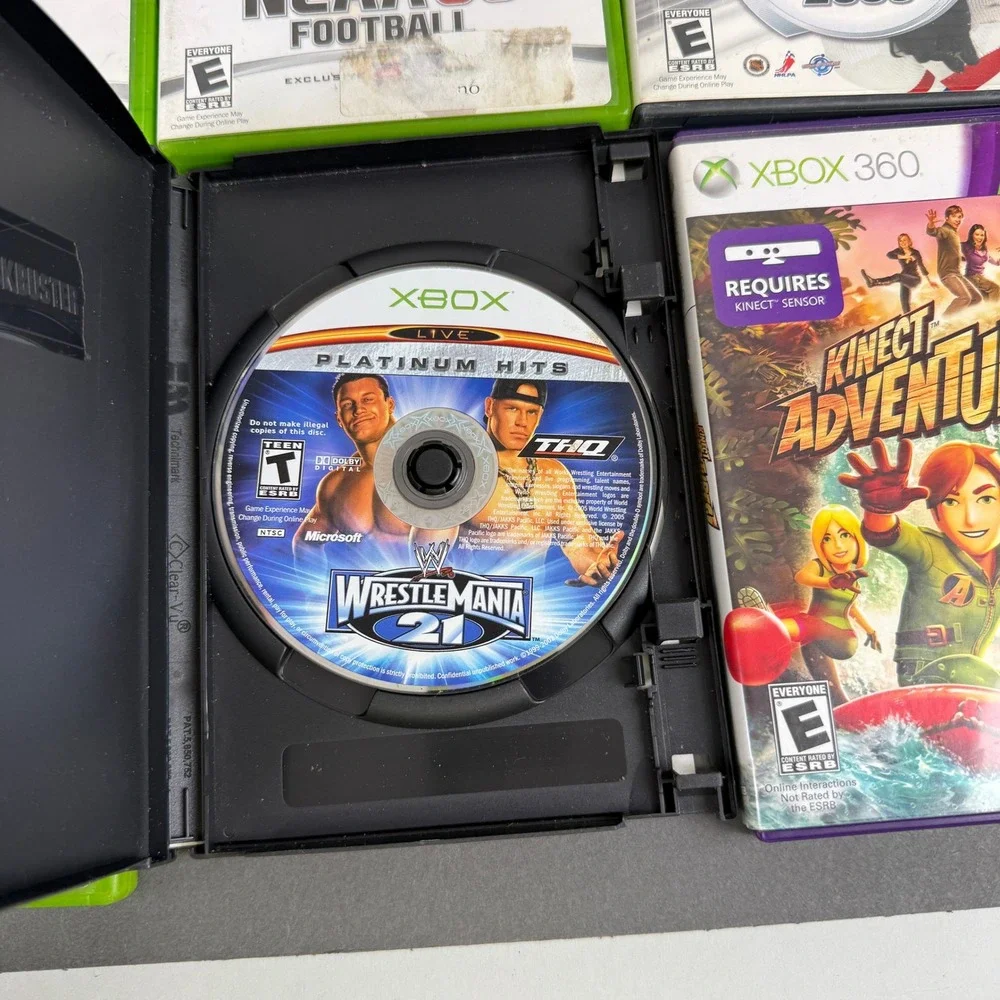 Xbox 360 Sports Video Game lot Madden NHL Fight Night NCAA Football lot of 12